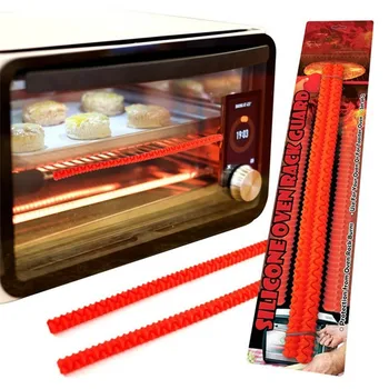 2pcs/set silicone Oven Rack Guards Interlocking Silicone High Temperature Protection Oven Shelf Edge Guards Rack Shield New
2pcs/set silicone Oven Rack Guards Interlocking Silicone High Temperature Protection Oven Shelf Edge Guards Rack Shield New