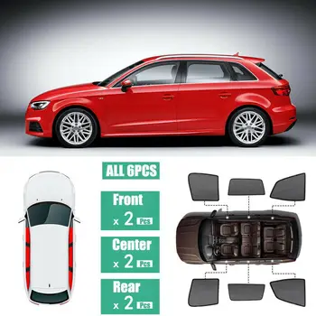 For Audi A3 HATCHBACK 6Pcs Windows Sunshade UV Ray Protector Mesh Block Privacy Visor
For Audi A3 HATCHBACK 6Pcs Windows Sunshade UV Ray Protector Mesh Block Privacy Visor