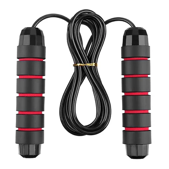 Jump Rope Adjustable Tangle-Free Ball Bearing Skipping Rope with Anti-Skid Handle Exercise Fitness Speed Rope for Men Women 
Jump Rope Adjustable Tangle-Free Ball Bearing Skipping Rope with Anti-Skid Handle Exercise Fitness Speed Rope for Men Women