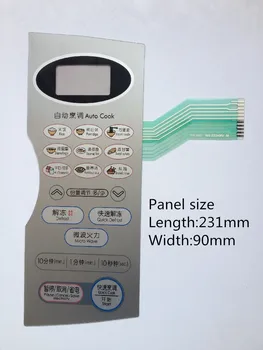 Microwave oven touch panel Membrane switch MS-2324MV MS-2324M Touch button free shipping
Microwave oven touch panel Membrane switch MS-2324MV MS-2324M Touch button free shipping