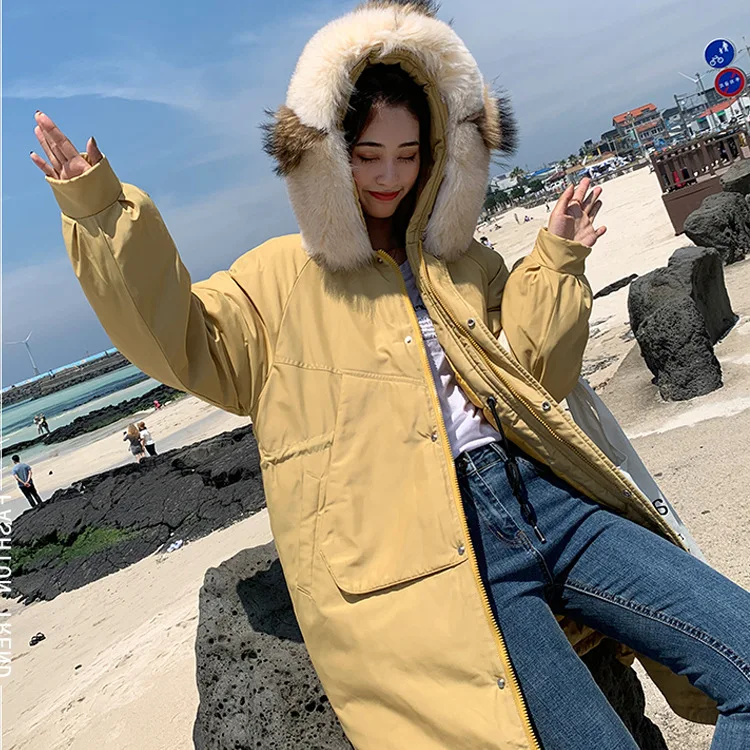 2019 Large Size WOMEN'S Wadded Jacket Winter New Style Korean-style Loose-Fit Slimming down Coat over-the-Knee Warm Cotton Overc
2019 Large Size WOMEN'S Wadded Jacket Winter New Style Korean-style Loose-Fit Slimming down Coat over-the-Knee Warm Cotton Overc