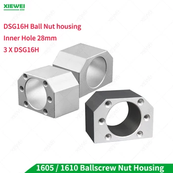 Free shipping 3pcs/lot 1605 16mm ball screw nut housing DSG16H 1610 ball nut bracket holder for SFU1605 SFU1604 SFU1610 CNC
Free shipping 3pcs/lot 1605 16mm ball screw nut housing DSG16H 1610 ball nut bracket holder for SFU1605 SFU1604 SFU1610 CNC