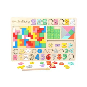 Wooden 3D Magnetic Fishing Toys Building Blocks Magnetic Fishing Game Wooden Stereoscopic Early Learning Education Toys
Wooden 3D Magnetic Fishing Toys Building Blocks Magnetic Fishing Game Wooden Stereoscopic Early Learning Education Toys