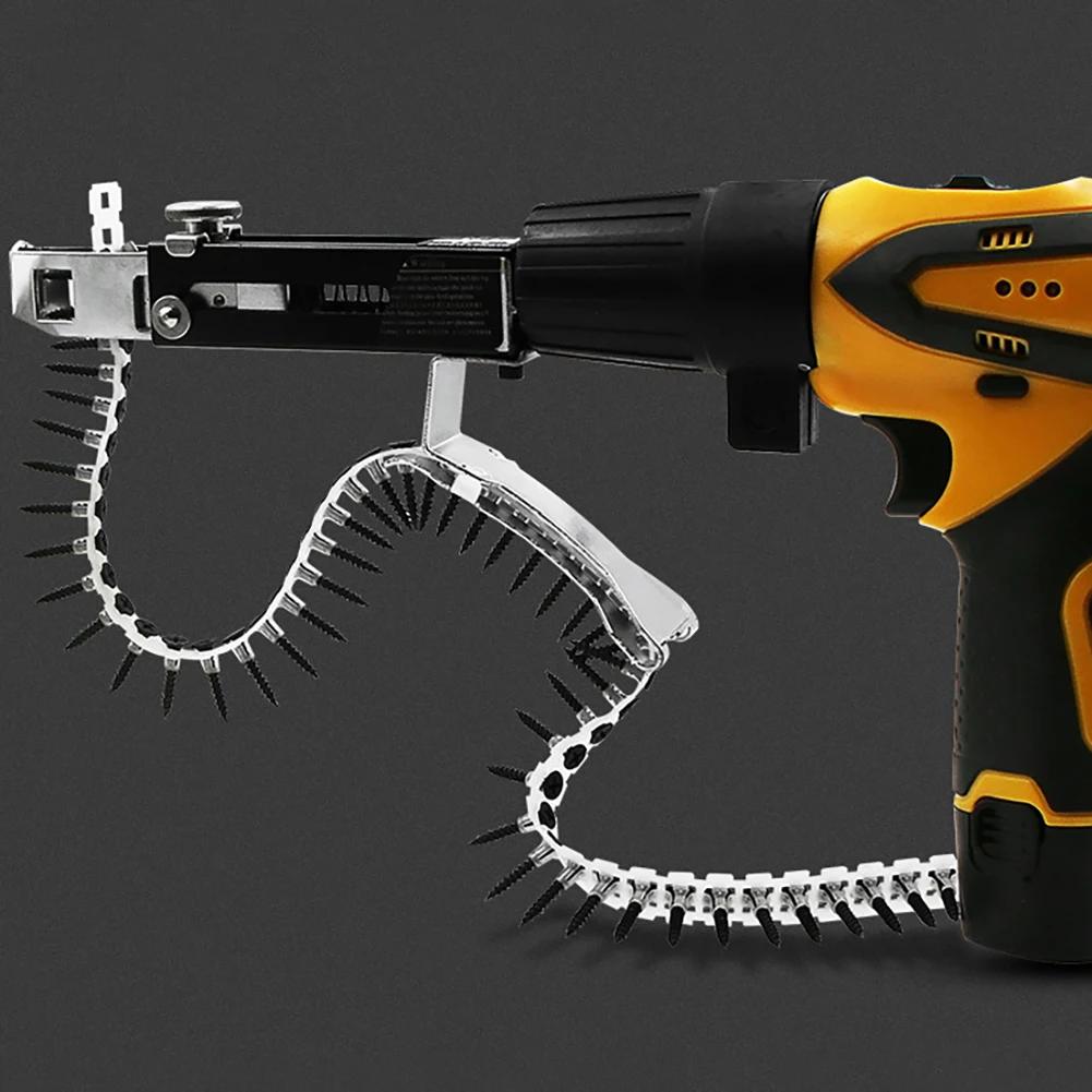 Automatic nail gun Automatic Chain Nail Gun Adapter Screw Gun for Electric Drill Woodworking Tools Cordless Power Drill Attachme
Automatic nail gun Automatic Chain Nail Gun Adapter Screw Gun for Electric Drill Woodworking Tools Cordless Power Drill Attachme