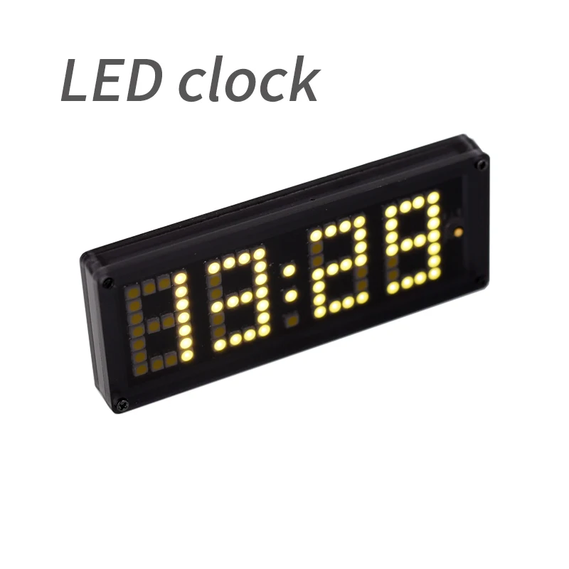 USB clock Dot matrix LED combination clock Temperature time voltage Car DIY Temperature measurement
USB clock Dot matrix LED combination clock Temperature time voltage Car DIY Temperature measurement