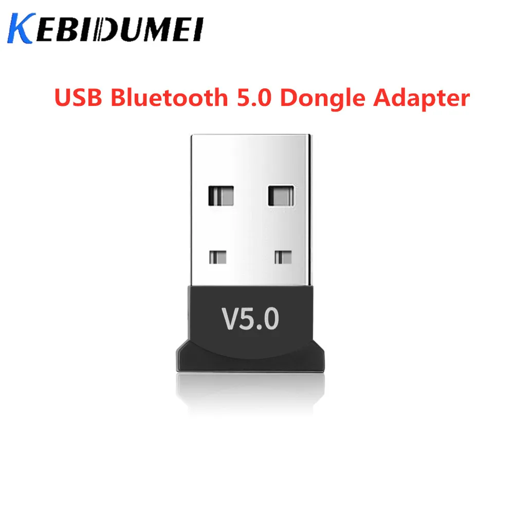 

Kebidumei USB Bluetooth 5.0 Adapter Dongle Music Receiver Wireless Mini USB Transmitter Receiver for Laptop Mouse Keyboard