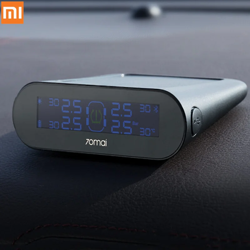 Xiaomi 70mai Tire Pressure Tester Monitor Solar Power 4 Built-in TPMS Sensors APP Control System Alarm with Car Gauge Sensor
Xiaomi 70mai Tire Pressure Tester Monitor Solar Power 4 Built-in TPMS Sensors APP Control System Alarm with Car Gauge Sensor
