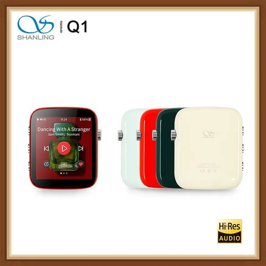 Shanling Q1 ES9218P DAC/AMP Two-way Bluetooth Portable HiFi Audio Music Player MP3 Support DSD128 PCM32bit/384kHz LDAC APTX
Shanling Q1 ES9218P DAC/AMP Two-way Bluetooth Portable HiFi Audio Music Player MP3 Support DSD128 PCM32bit/384kHz LDAC APTX