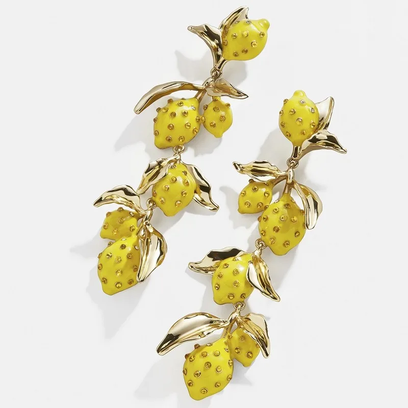 2020 Wholesale European and American New Exaggerated Oil Drop Fruit Pendant Earrings Trend Earrings Factory Direct Sales
2020 Wholesale European and American New Exaggerated Oil Drop Fruit Pendant Earrings Trend Earrings Factory Direct Sales
