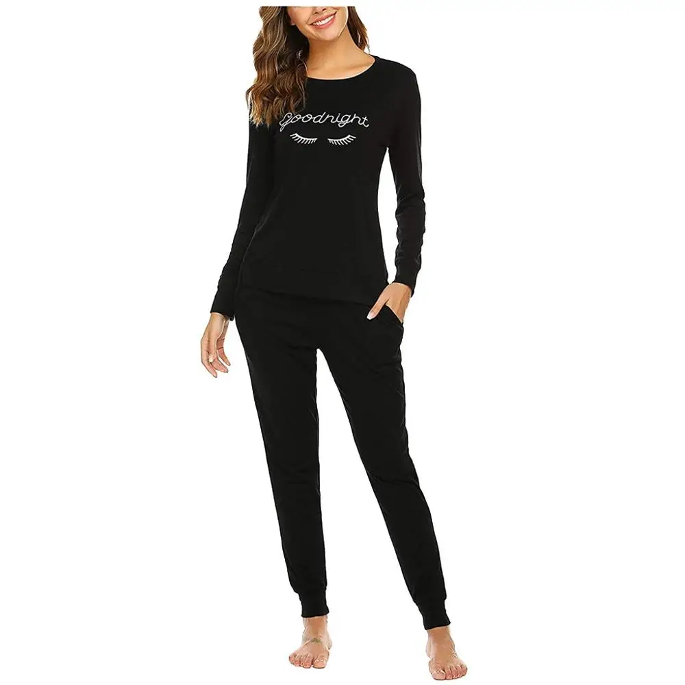 Women's Long Sleeve Cartoon Cat Print Pajamas Shirt + Pants Soft Pajamas Suit Cotton Autumn pyjama Set Black Brown ночнушка
Women's Long Sleeve Cartoon Cat Print Pajamas Shirt + Pants Soft Pajamas Suit Cotton Autumn pyjama Set Black Brown ночнушка