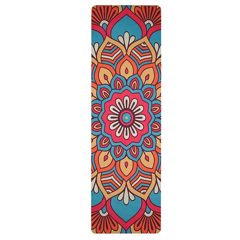 5 Mm Lotus Pattern Suede Tpe Yoga Mat Pad Non-Slip Slimming Exercise Fitness Gymnastics Mat Body Building Esterilla Pilates, Red 
5 Mm Lotus Pattern Suede Tpe Yoga Mat Pad Non-Slip Slimming Exercise Fitness Gymnastics Mat Body Building Esterilla Pilates, Red