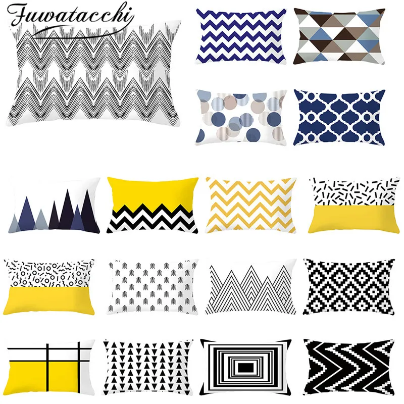 Fuwatacchi Geometric Pattern Cushion Cover Rectangle Polyester Throw Pillowcase for Sofa Decorative Throw Pillows Covers 30*50cm
Fuwatacchi Geometric Pattern Cushion Cover Rectangle Polyester Throw Pillowcase for Sofa Decorative Throw Pillows Covers 30*50cm