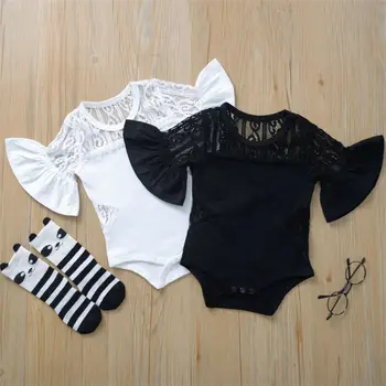 2020 Baby Summer Clothing Toddler Baby Girls Lace Short Sleeve Bodysuit Jumpsuit Solid Mesh Patchwork Clothes Outfits
2020 Baby Summer Clothing Toddler Baby Girls Lace Short Sleeve Bodysuit Jumpsuit Solid Mesh Patchwork Clothes Outfits