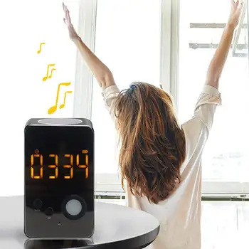 bluetooth Speaker LED Alarm Clock Mirror Wireless Subwoofer Acoustics 60hz-15khz HiFi Speaker USB Charnging Built-in Microphone
bluetooth Speaker LED Alarm Clock Mirror Wireless Subwoofer Acoustics 60hz-15khz HiFi Speaker USB Charnging Built-in Microphone