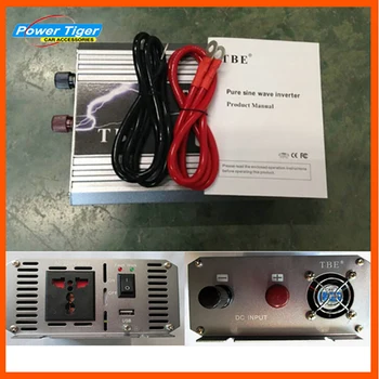 High Power TBE Auto Car Pure Sine Wave Power Inverter 1000W DC12V 24V 48V to AC 110V 220V with Power Cord Adapter
High Power TBE Auto Car Pure Sine Wave Power Inverter 1000W DC12V 24V 48V to AC 110V 220V with Power Cord Adapter