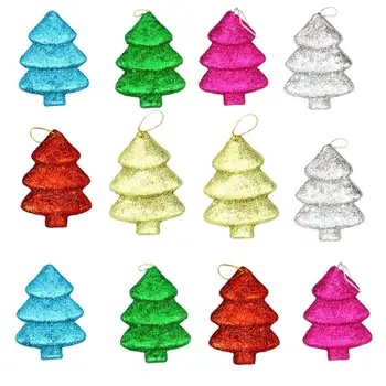 12Pcs Christmas Tree Shaped Pendants Dusting Hanging Decor Random Color Christmas Party Hanging Pendant Decor Ornament
12Pcs Christmas Tree Shaped Pendants Dusting Hanging Decor Random Color Christmas Party Hanging Pendant Decor Ornament