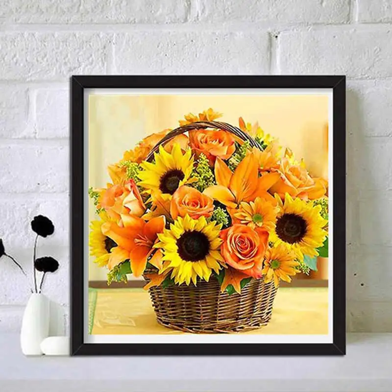 DIY Diamond Painting Basket for Flower Arranging Stick-on Crystals Cross Stitch Decorative Painting
DIY Diamond Painting Basket for Flower Arranging Stick-on Crystals Cross Stitch Decorative Painting