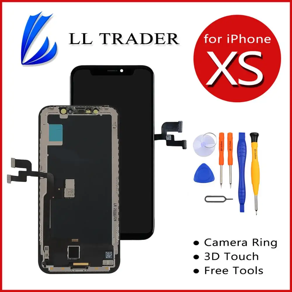 for iPhone XS OLED Display Screen Replacement LCD Touch Digitizer Assembly 3D Touch Trur Tone Free Shipping+ Free Tools
for iPhone XS OLED Display Screen Replacement LCD Touch Digitizer Assembly 3D Touch Trur Tone Free Shipping+ Free Tools