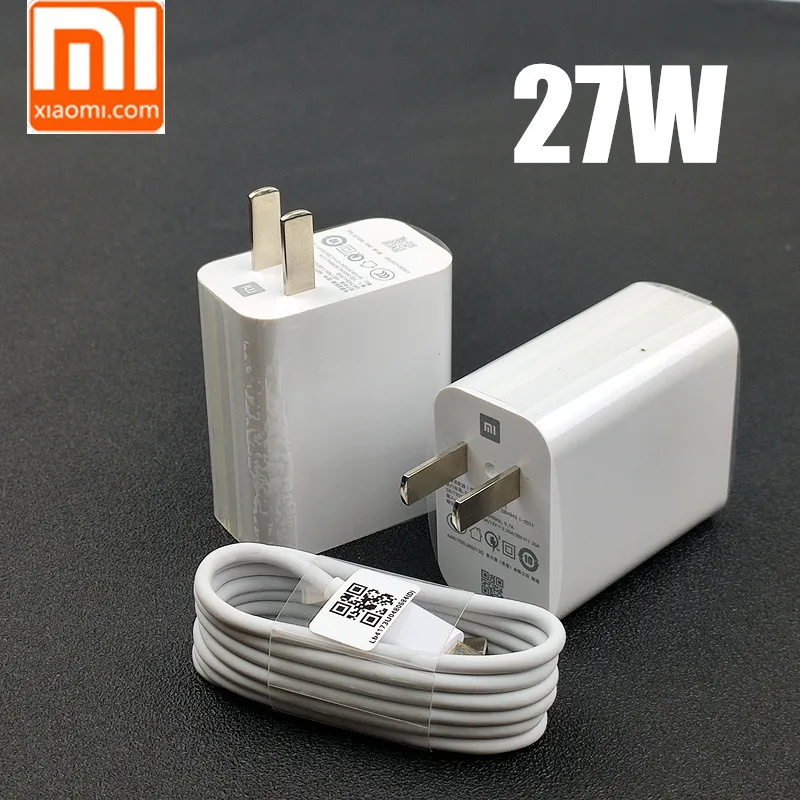 Original 27W QC 4.0 xiaomi Fast Charger Turbo Charge quick usb wall power adapter For mi 9 se 9t CC9 redmi note 7 8 pro K20 
Original 27W QC 4.0 xiaomi Fast Charger Turbo Charge quick usb wall power adapter For mi 9 se 9t CC9 redmi note 7 8 pro K20