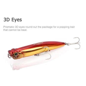 TSURINOYA DW17 90mm 10g POPPER Fishing Lure Hard Bait Topwater Popper Bait Artificial Bait With Treble Hooks 
TSURINOYA DW17 90mm 10g POPPER Fishing Lure Hard Bait Topwater Popper Bait Artificial Bait With Treble Hooks