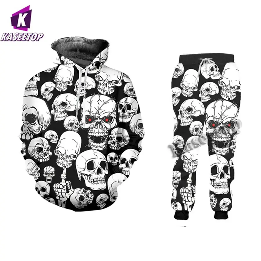 KASEETOP 3D Pants And Hoodie Men Set Skull Hip Hop Full Print Novelty Sweatshirt Jogger Pants Tracksuits Streetwear Sportswear
KASEETOP 3D Pants And Hoodie Men Set Skull Hip Hop Full Print Novelty Sweatshirt Jogger Pants Tracksuits Streetwear Sportswear