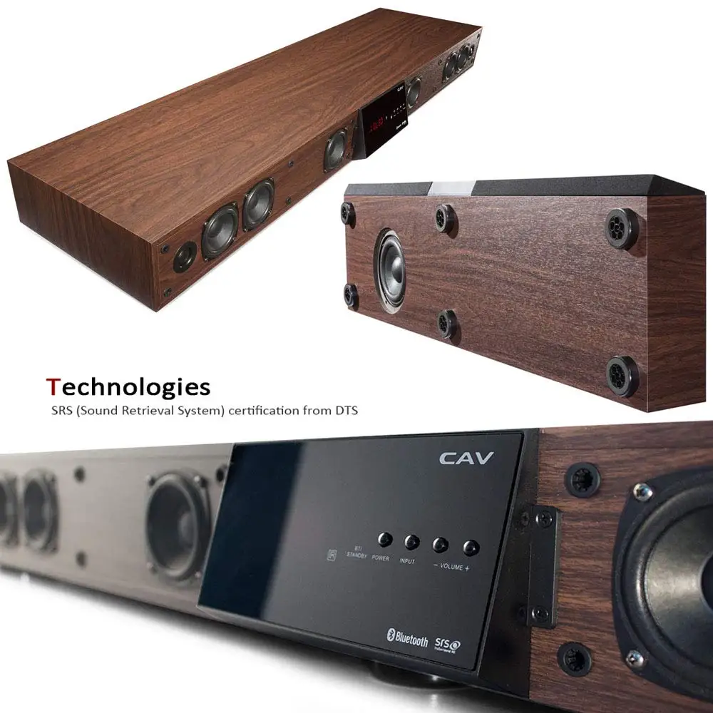 Звуковая панель Bluetooth CAV TM1200A звуковая для ТВ домашнего кинотеатра колонка