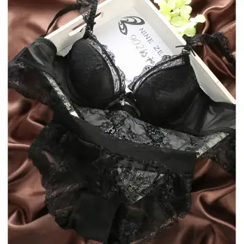 Women Sexy Bra Sets Up Lace Gather Underwear Push Up Brassiere Woman Underwear Lingerie Set Underwire Bra +Translucent Briefs
Women Sexy Bra Sets Up Lace Gather Underwear Push Up Brassiere Woman Underwear Lingerie Set Underwire Bra +Translucent Briefs