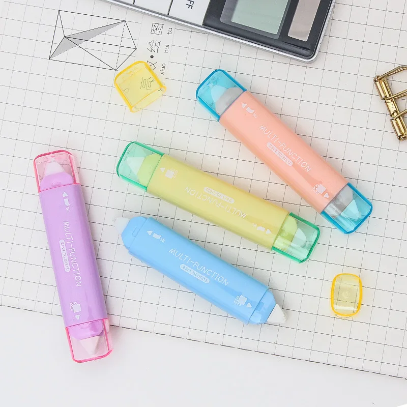 Creative Yue Color Double Headed Correction Tape Transparent Film with Dotted Double Sided Tape Cute Hipster Simple Correction T
Creative Yue Color Double Headed Correction Tape Transparent Film with Dotted Double Sided Tape Cute Hipster Simple Correction T
