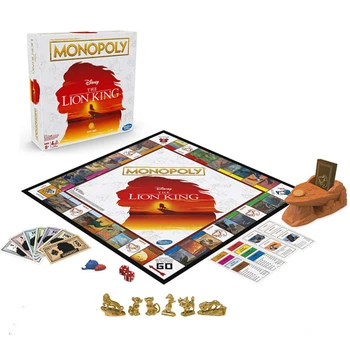 Hasbro Monopoly Game The Lion King Edition Family Board Game Games and Puzzles Monopoly Strategy Games toys
Hasbro Monopoly Game The Lion King Edition Family Board Game Games and Puzzles Monopoly Strategy Games toys