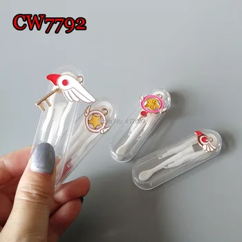 1 2 4PCS Contact Lens Case Card Captor Sakura Small Metal Piece Tweezers and Lens Inserter set Makeup Tool CW7792
1 2 4PCS Contact Lens Case Card Captor Sakura Small Metal Piece Tweezers and Lens Inserter set Makeup Tool CW7792