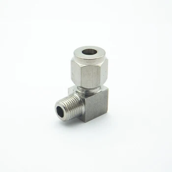 304 Stainless Steel 1/8" 1/4" 3/8" 1/2" BSPT Male To 3-18mm Double Ferrule Tube Pipe Fitting Elbow Threaded End Union Connector
304 Stainless Steel 1/8" 1/4" 3/8" 1/2" BSPT Male To 3-18mm Double Ferrule Tube Pipe Fitting Elbow Threaded End Union Connector