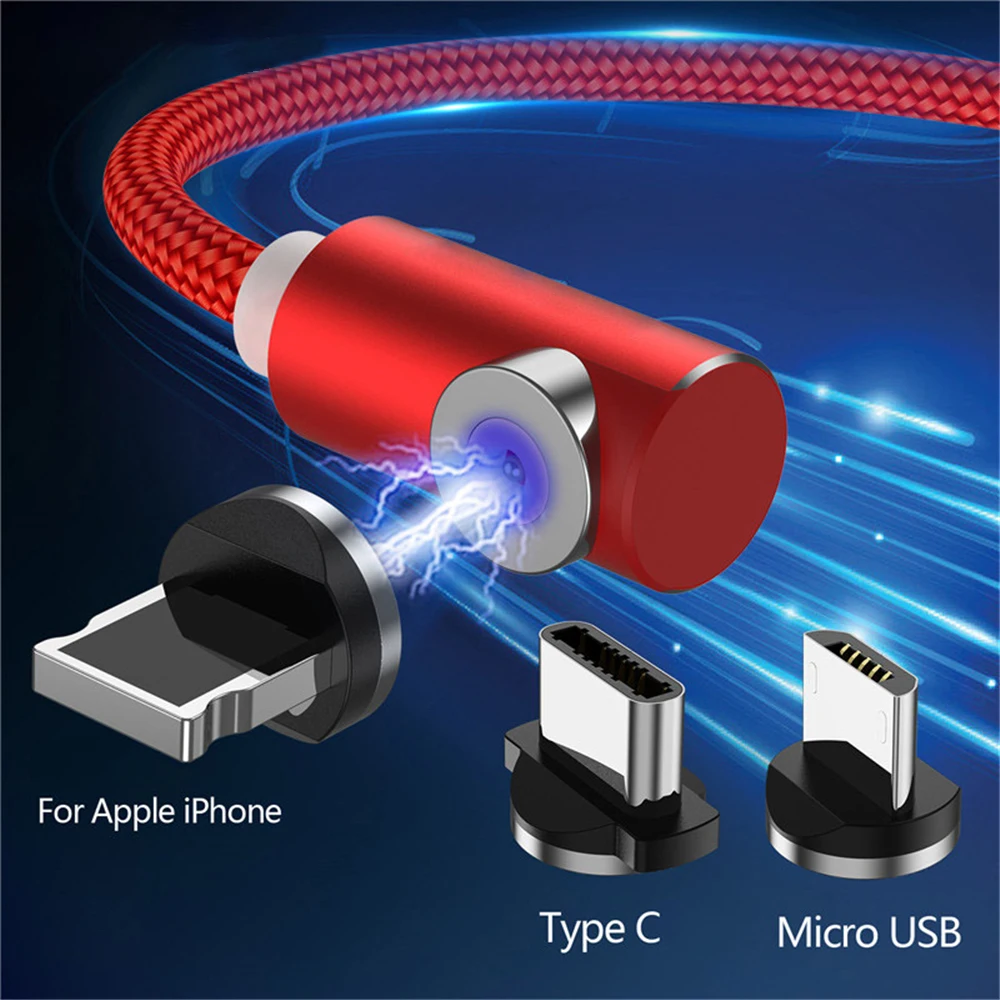 360 Magnetic Cable Type C Micro USB Fast Charging 1M2M For iPhone Lighting For Samsung USB Mobile Phone Cables Charger Cord Wire
360 Magnetic Cable Type C Micro USB Fast Charging 1M2M For iPhone Lighting For Samsung USB Mobile Phone Cables Charger Cord Wire