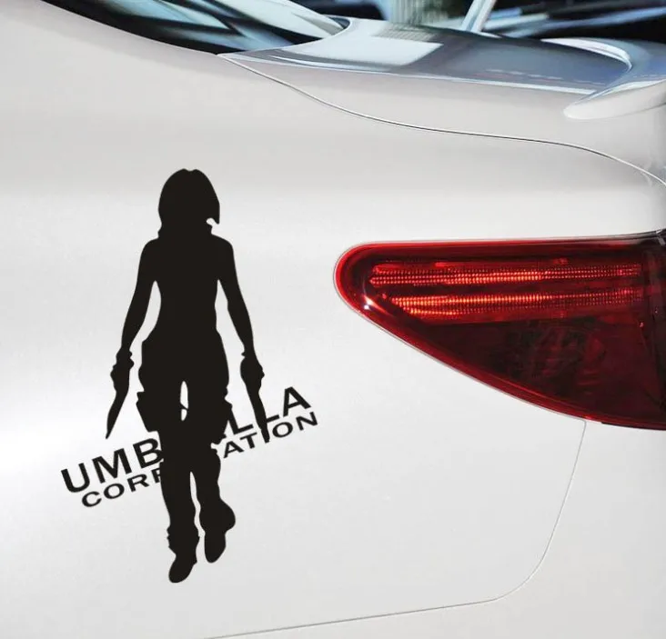 

D-89 Manufacturers Direct Selling Car Reflective Decorative Car Sticker Resident Evil Umbrella Alice Car Stickers