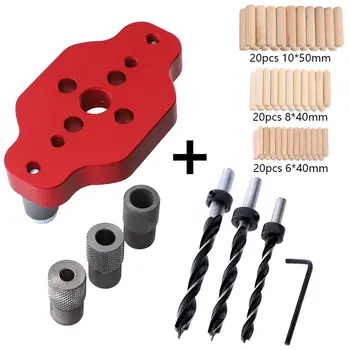 Woodworking Straight Hole Punched Locator Self-Aligning-Log Tenon Punched Maker Borehole Locator DIY Hole Tool
Woodworking Straight Hole Punched Locator Self-Aligning-Log Tenon Punched Maker Borehole Locator DIY Hole Tool