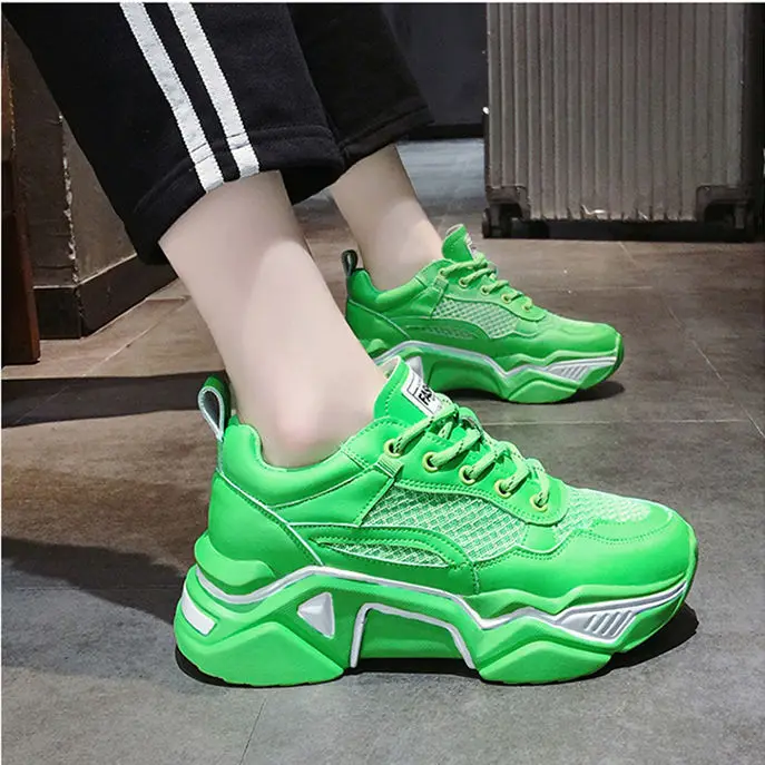 Green Dad Shoes Women's Autumn 2019 New Style Network Red Fire Extra High Thick Bottomed Breathable Mesh Athletic Shoes INS Fash
Green Dad Shoes Women's Autumn 2019 New Style Network Red Fire Extra High Thick Bottomed Breathable Mesh Athletic Shoes INS Fash