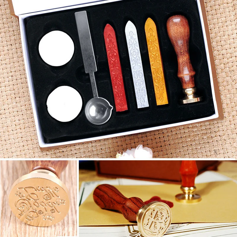 A-Z Alphabet Wax Seal Stamp Wax Spoon Set Retro Wood Classic Sealing Wax Stamps Envelope Decoration
A-Z Alphabet Wax Seal Stamp Wax Spoon Set Retro Wood Classic Sealing Wax Stamps Envelope Decoration