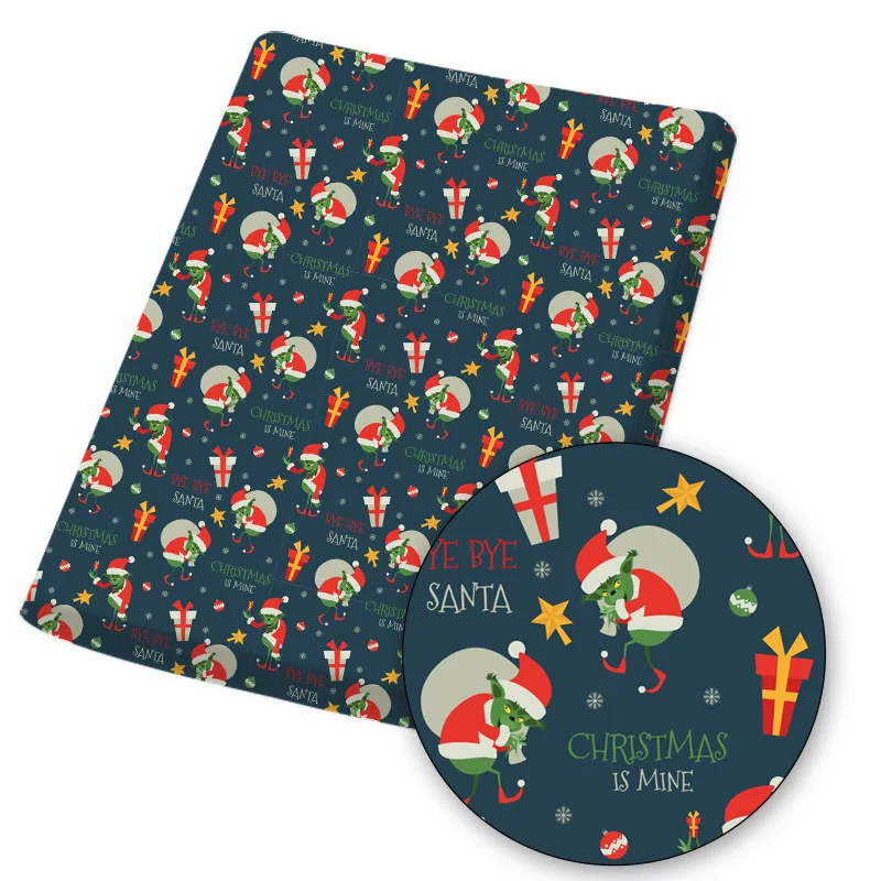 Christmas Polyester Cotton Fabric Santa String Lights Gfts Printed Fabric Sewing Home Textile Garment Material 45*150cm/pc 80g
Christmas Polyester Cotton Fabric Santa String Lights Gfts Printed Fabric Sewing Home Textile Garment Material 45*150cm/pc 80g