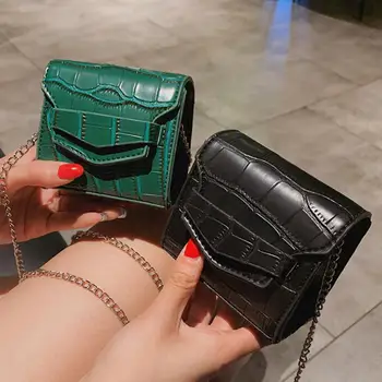 Mini Small Square bag 2020 Summer Fashion New Quality PU Leather Women's Handbag Crocodile pattern Chain Shoulder Messenger Bags
Mini Small Square bag 2020 Summer Fashion New Quality PU Leather Women's Handbag Crocodile pattern Chain Shoulder Messenger Bags