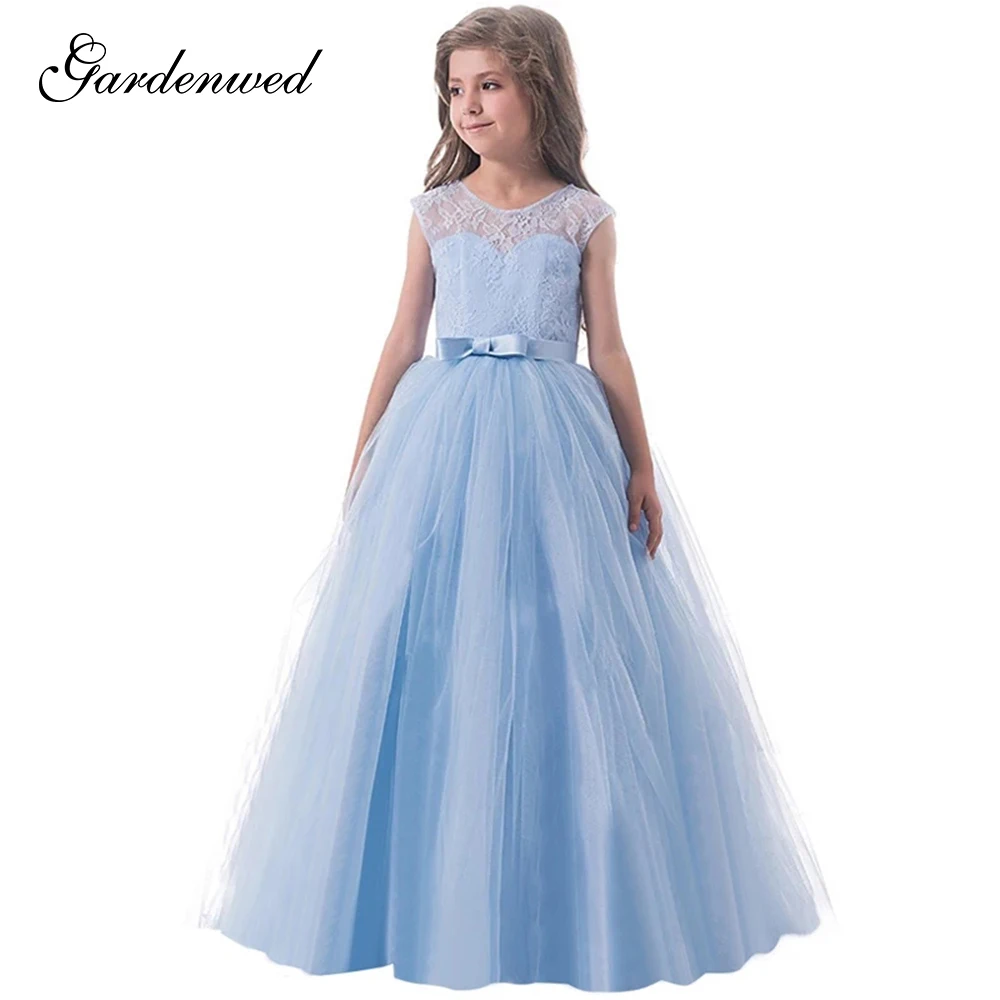 Tulle Lace Scoop Flower Girl Dresses Kids Aline Lace Appliques Girl Party Dress Kids Satin Bow Princess Communion Dresses
Tulle Lace Scoop Flower Girl Dresses Kids Aline Lace Appliques Girl Party Dress Kids Satin Bow Princess Communion Dresses