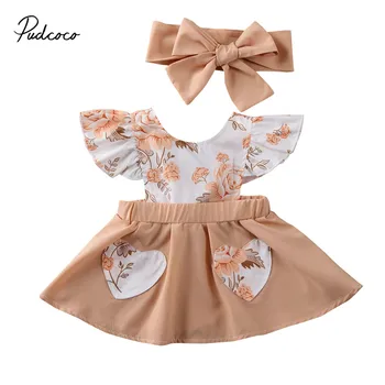 Pudcoco Floral Dress for Newborn Infant Baby Girl Clothes Flower Ruffle Summer Mini Dress Sundress Outfit 
Pudcoco Floral Dress for Newborn Infant Baby Girl Clothes Flower Ruffle Summer Mini Dress Sundress Outfit