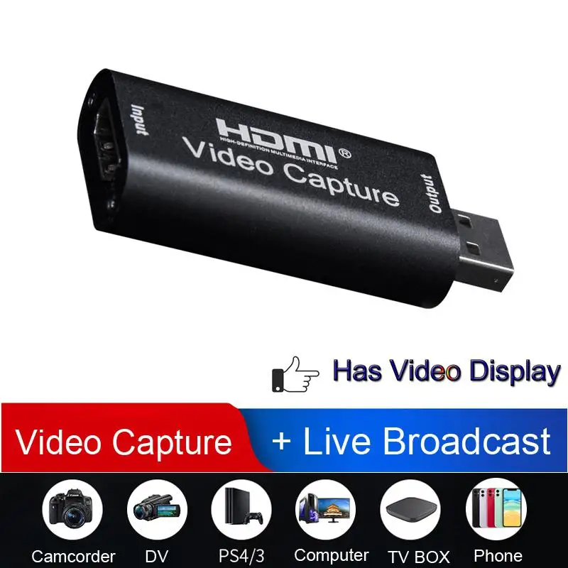 TWISTER.CK HDMI Video Capture Card for OBS Live Stream Broadcast Case Automatically Adjust Settings
TWISTER.CK HDMI Video Capture Card for OBS Live Stream Broadcast Case Automatically Adjust Settings
