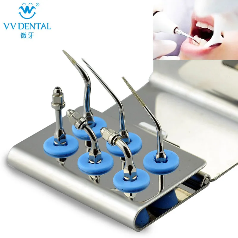 

VVDental Dental Ultrasonic Scaler Endodontics Tips Kit EEKS Compatible With EMS / Woodpecker-UDS for Dental Root Canal Cleaning