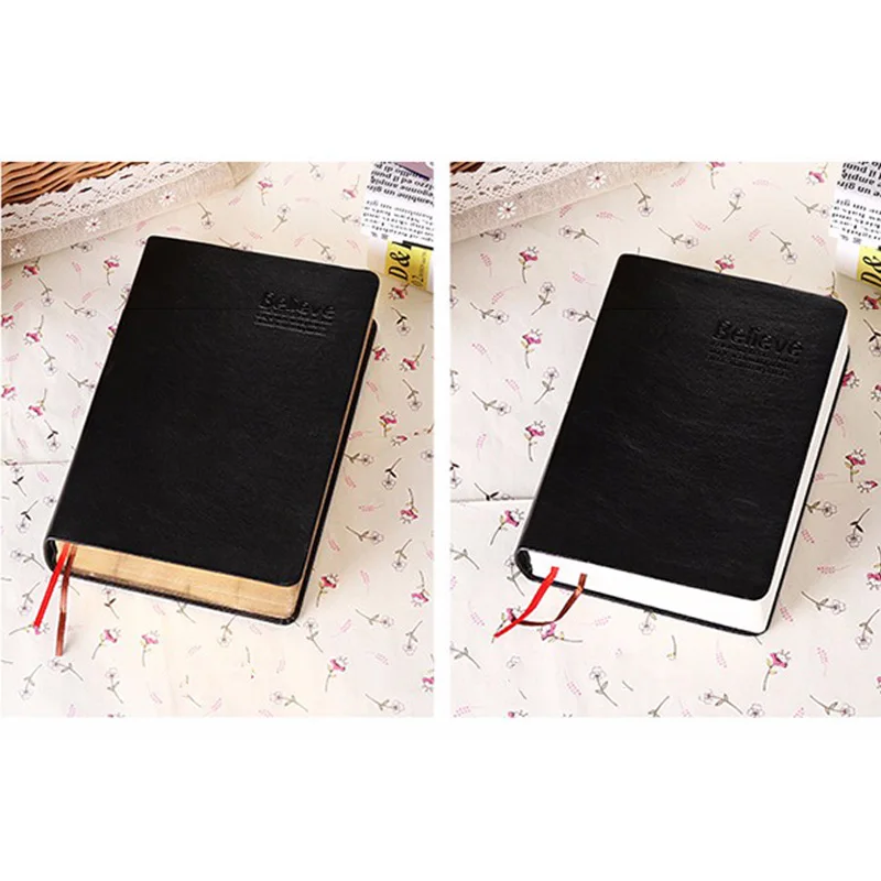 Винтажный блокнот из плотной бумаги искусственной кожи и дневник с Библией