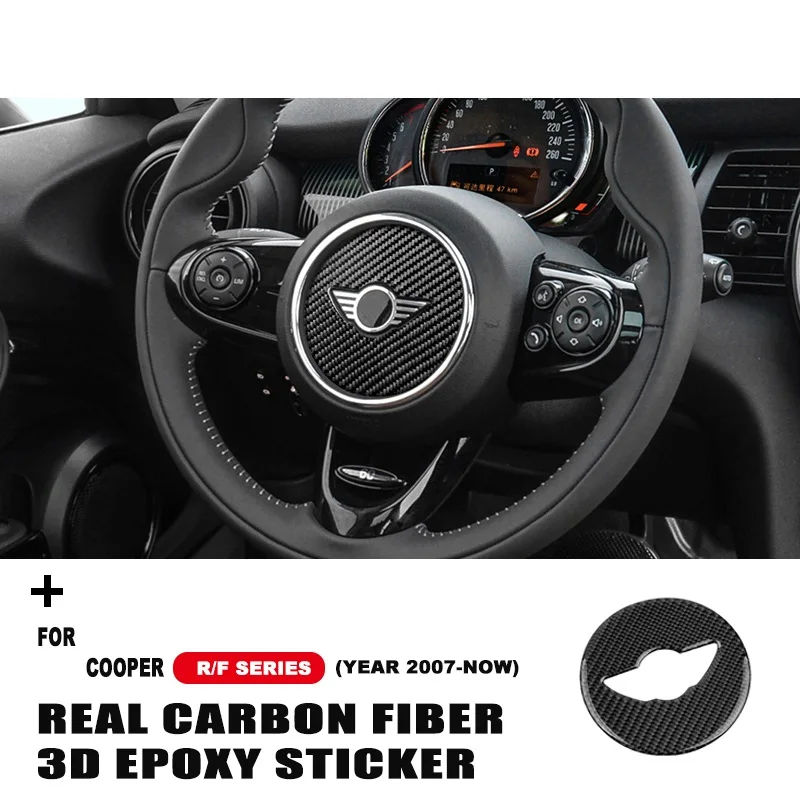 Car Steering Wheel Stickers Decal Carbon Fiber Decoration For Mini Cooper One S JCW R55 R60 R61 F55 F56 F60 Car Accessories
Car Steering Wheel Stickers Decal Carbon Fiber Decoration For Mini Cooper One S JCW R55 R60 R61 F55 F56 F60 Car Accessories