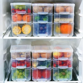 Multi-layer Refrigeration Storage Box Save Space Kitchen Organizer Noodle Dumpling Whole Grains Classification Food Storage Tool
Multi-layer Refrigeration Storage Box Save Space Kitchen Organizer Noodle Dumpling Whole Grains Classification Food Storage Tool