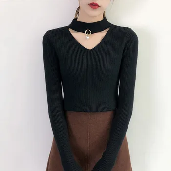 Women's Autumn Knitted Sweater Solid Hollow Out Female Slim Tight Pullovers Long Sleeve Turtleneck Tops
Women's Autumn Knitted Sweater Solid Hollow Out Female Slim Tight Pullovers Long Sleeve Turtleneck Tops