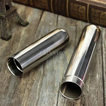 100Pcs/Lot NEW Stainless Steel Cigar Tube Storage Case Tobacco Cigarettes Holder Tube Pipe Travel Carry Case Holder 17x2cm
100Pcs/Lot NEW Stainless Steel Cigar Tube Storage Case Tobacco Cigarettes Holder Tube Pipe Travel Carry Case Holder 17x2cm