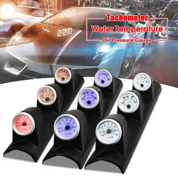 Car Led Tachometers Gauge & Water Temperature Gauge+Oil Pressure Gauge 2" 52mm DC 12V Auto Professional Gauges Universal 3 in 1
Car Led Tachometers Gauge & Water Temperature Gauge+Oil Pressure Gauge 2" 52mm DC 12V Auto Professional Gauges Universal 3 in 1