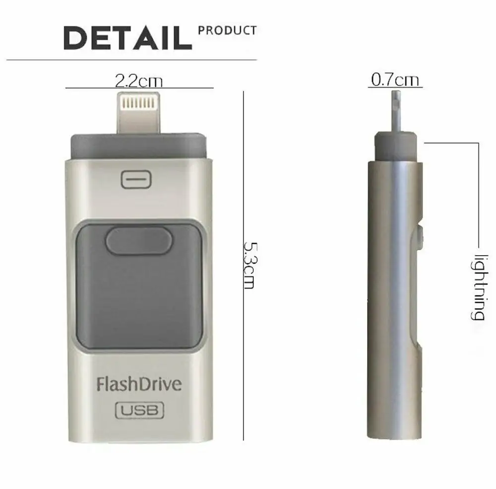 OTG Usb Flash Drive For Iphone 8/7/6s/6s Plus/6/5/5S/5C/ipad Memory Stick 32gb 64gb 128 gb Pen Drive 256gb OTG iOS Usb Flash 3.0
OTG Usb Flash Drive For Iphone 8/7/6s/6s Plus/6/5/5S/5C/ipad Memory Stick 32gb 64gb 128 gb Pen Drive 256gb OTG iOS Usb Flash 3.0