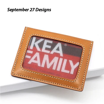 Genuine Leather Vegetable Tanning Full-grain Leather Thin Bus Card Access Control Card Holder Small Card Holder Transparent
Genuine Leather Vegetable Tanning Full-grain Leather Thin Bus Card Access Control Card Holder Small Card Holder Transparent